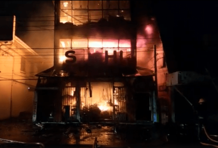 Early morning blaze reduced million in investment to ashes Sachi building gutted