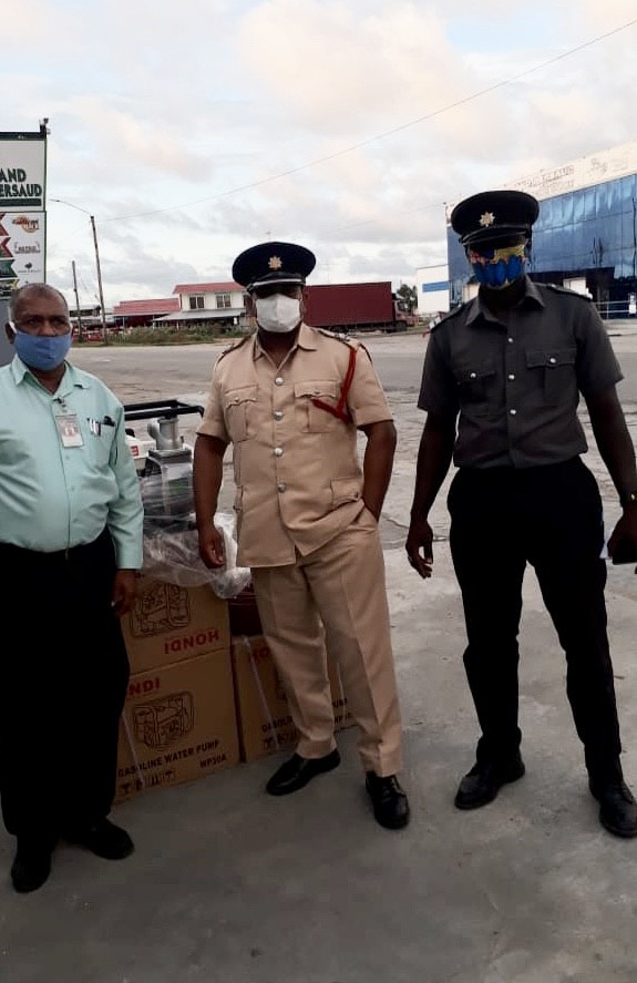 Fire department gifted water pumps to increase efficiency