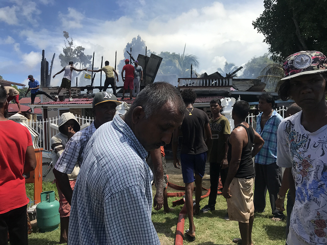 House powered by solar power goes up in flames