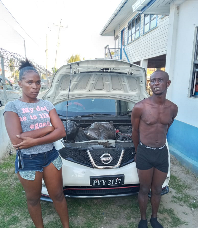 City duo held in Berbice after marijuana, gun find
