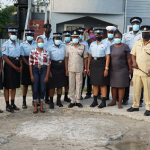 Hicken leads relief to Great Diamond; seeks out skilled unemployed youth