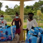 Care packages given to students who show interest in learning