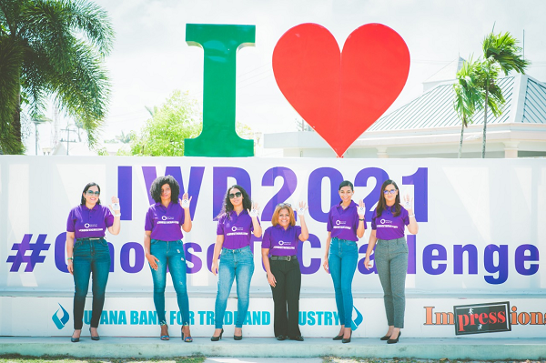 ‘I Love Guyana’ Signage flips for International Women's Day