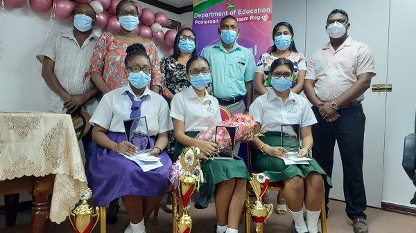Essequibo top CSEC top achievers awarded for performances