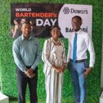 From left, Errol Nelson, HR Manager Kara Boyce and Brand Manager Kwesi Richmond