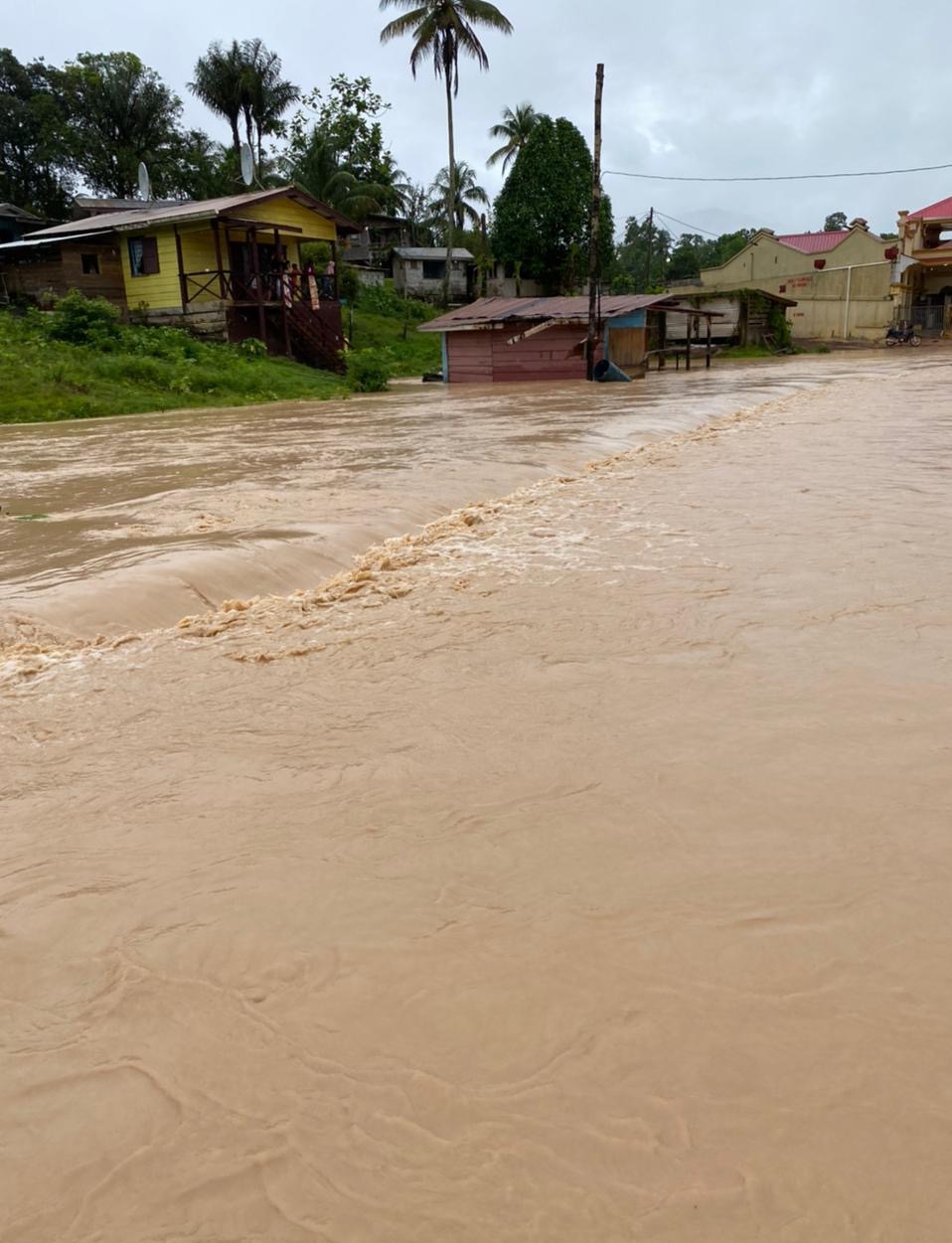 Parts of Mahdia under water