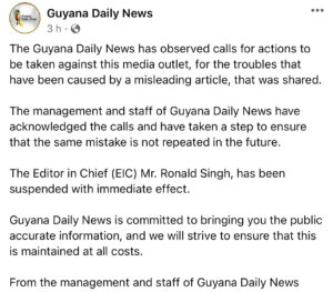 Fake News brings, protest, racial hostility, looting, robbery and violence to ECD 