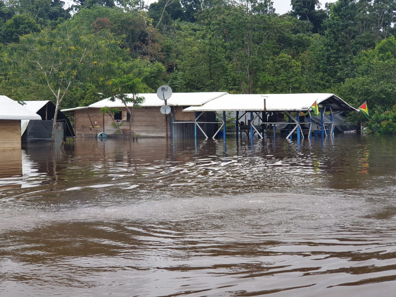 Village evacuating women and children as flood hits Kaikan, Region 7