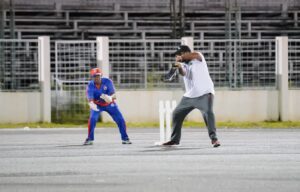 President Irfaan Ali is playing on the job