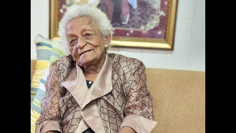 Aunty Mavis Bartrum Romalho is 100 years old today