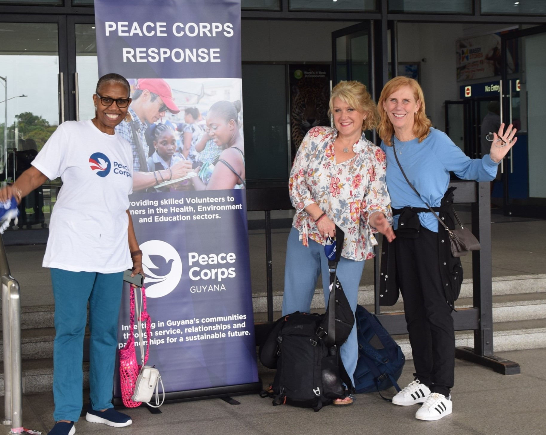 Three more peace Corps volunteers arrive to serve Guyana