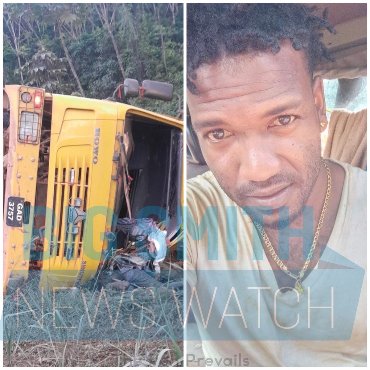 One dead as fuel tanker topples at Aurora, Reg.7