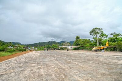 Two month old $397 Million airstrip in distress