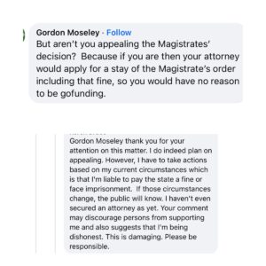 Legitimacy concerns raised over convict's Go Fund Me Campaign