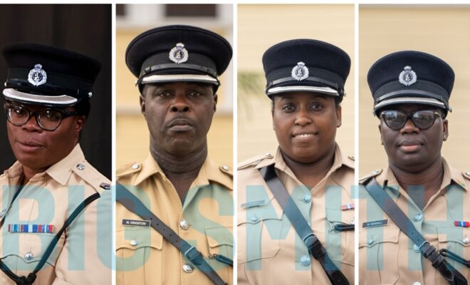 Dull and Happy Faces as police promotions announce