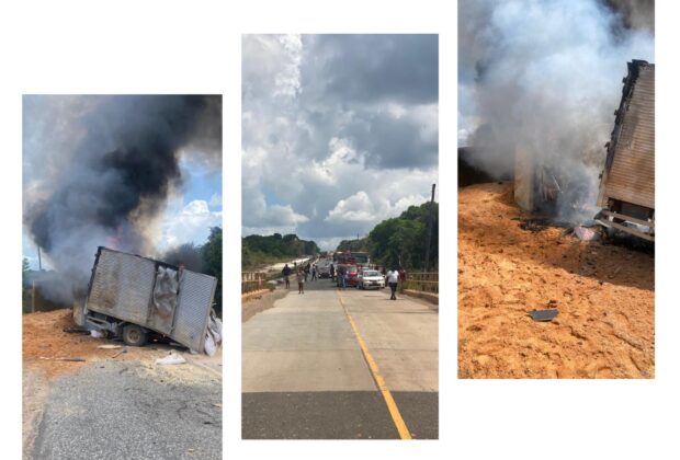 TWO DEAD ONE CRITICAL IN HIGHWAY CRASH