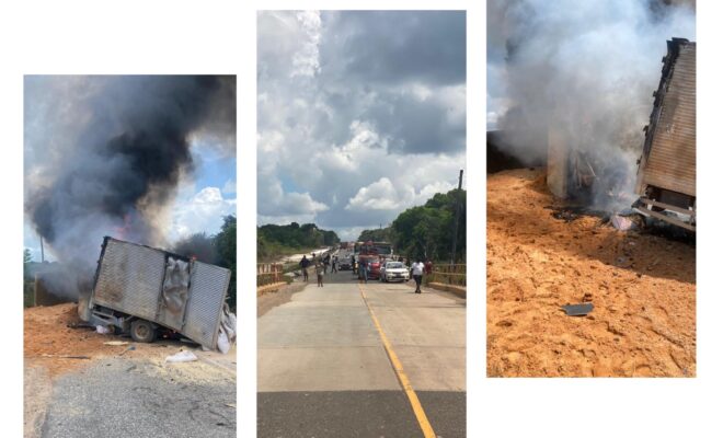 TWO DEAD ONE CRITICAL IN HIGHWAY CRASH