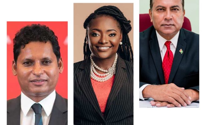 Nokta, McAllister & Ramsaroop being considered for Pres. Ali's Cabinet